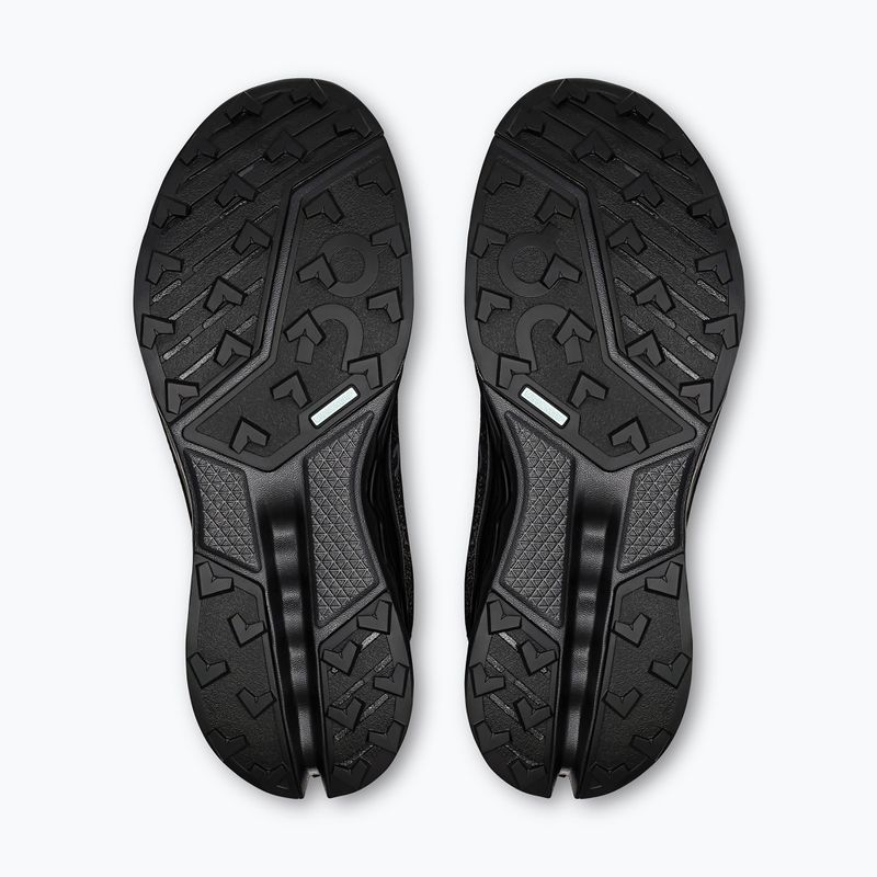 Dámske bežecké topánky On Cloudsurfer Trail 2 Waterproof black/black 5