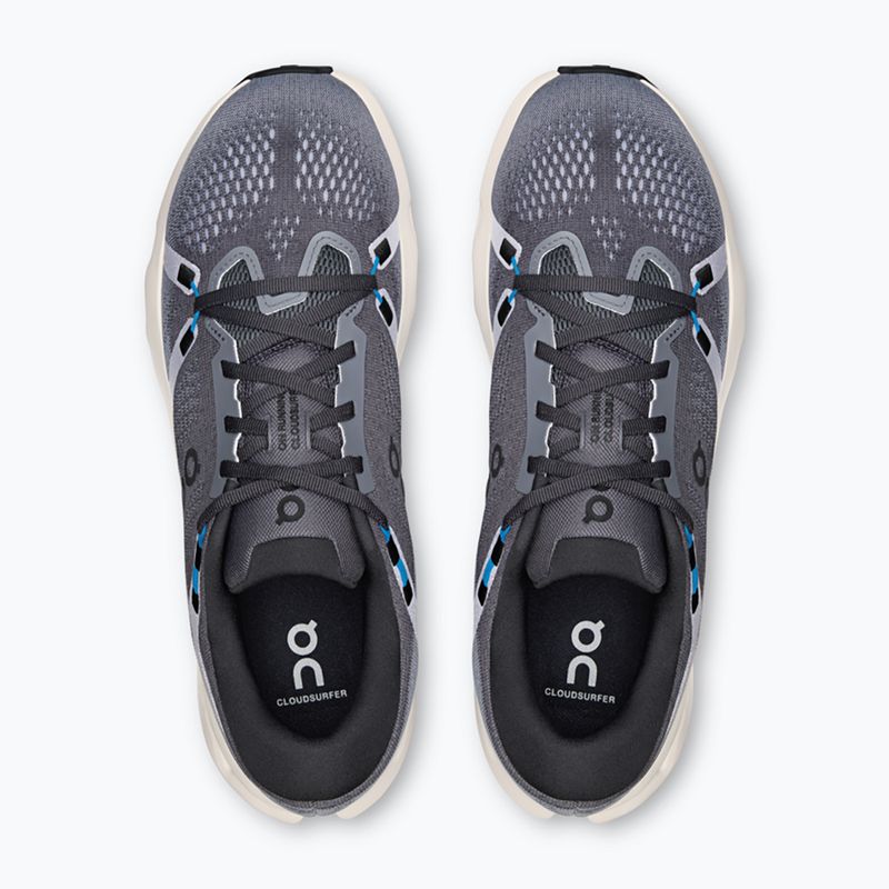 Dámske bežecké topánky On Cloudsurfer 2 Wide black/malibu 6