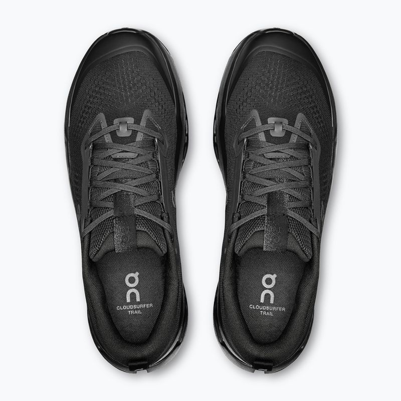 Pánske bežecké topánky On Cloudsurfer Trail 2 black/eclipse 13