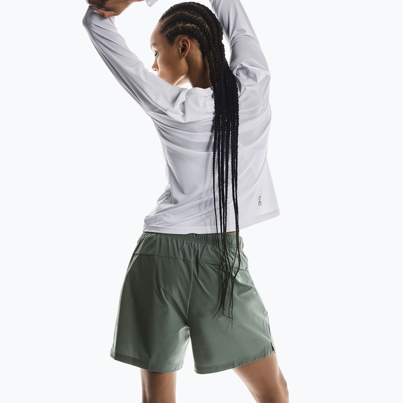 Dámske bežecké šortky On 5" Core olive 5