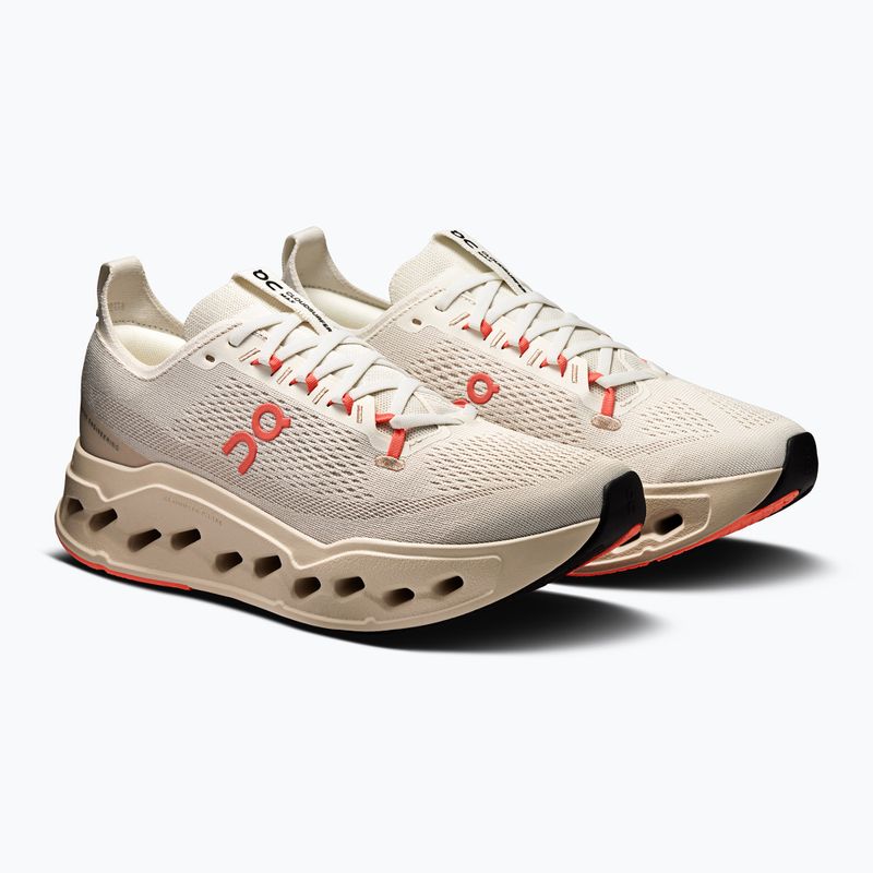 Pánske bežecké topánky On Cloudsurfer Max ivory/salmon 3
