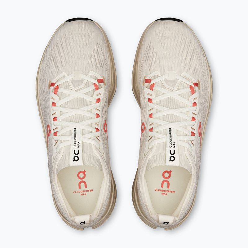 Pánske bežecké topánky On Cloudsurfer Max ivory/salmon 6