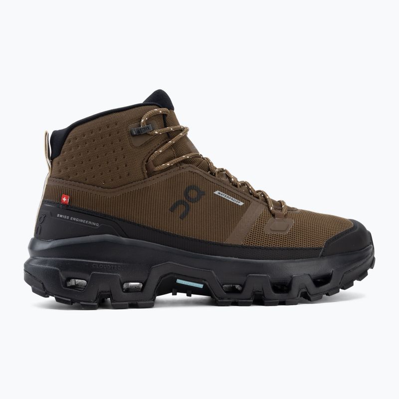 Pánske turistické topánky On Cloudrock Mid Waterproof earth/black 2