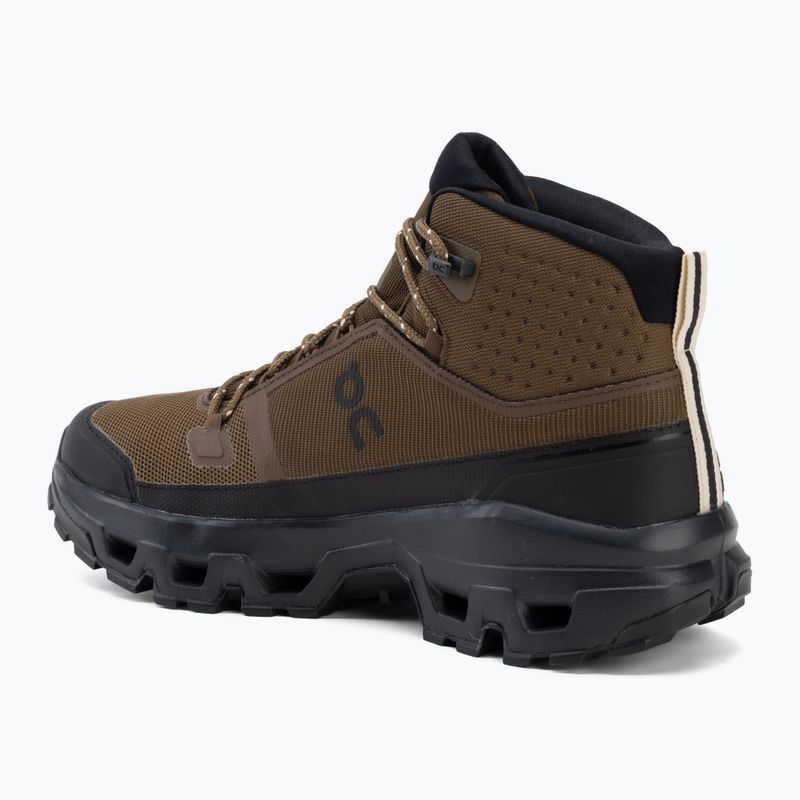 Pánske turistické topánky On Cloudrock Mid Waterproof earth/black 3