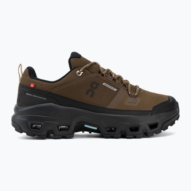 Pánska obuv On Cloudrock Low Waterproof earth/black 2