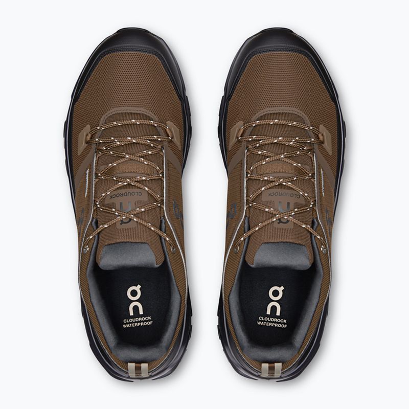 Dámske topánky On Cloudrock Low Waterproof earth/black 5