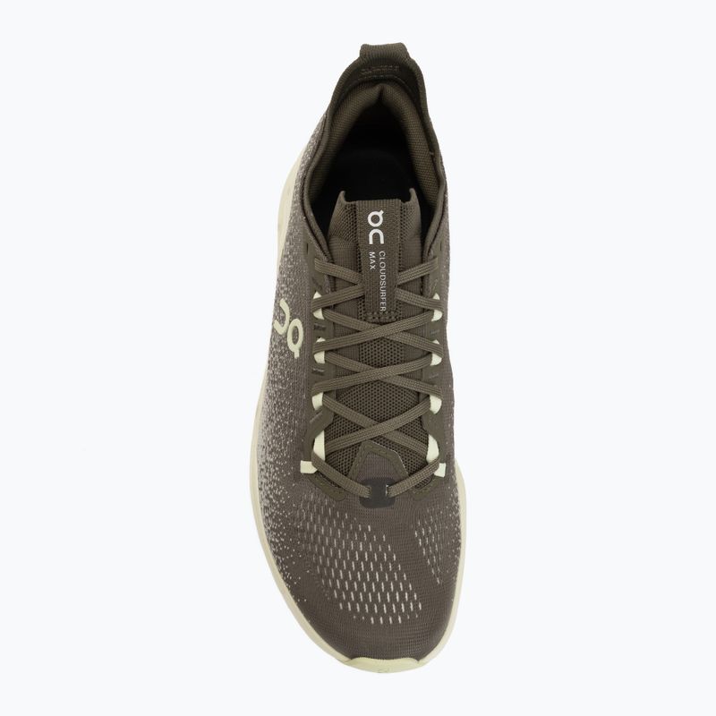 Pánske bežecké topánky On Cloudsurfer Max olive/seedling 5