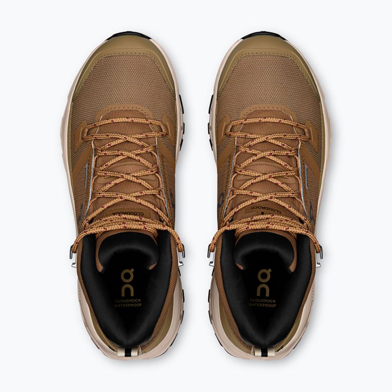 Dámske topánky On Cloudrock Mid Waterproof sphinx/sand 6