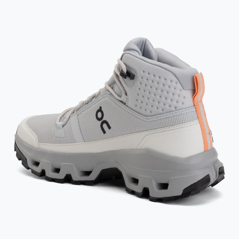 Dámske turistické topánky On Cloudrock Mid Waterproof glacier/alloy 3