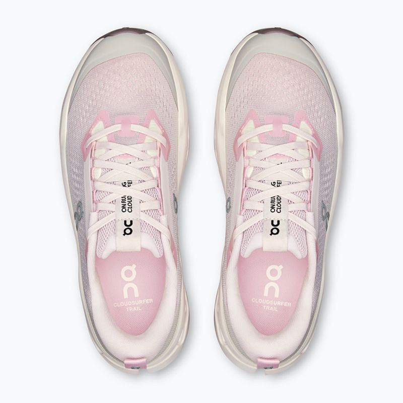 Dámske bežecké topánky On Running Cloudsurfer Trail 2 lily/gardenia 6
