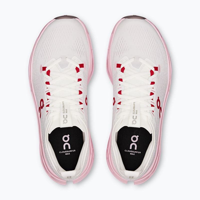 Dámske bežecké topánky On Cloudsurfer Max ivory/peony 6