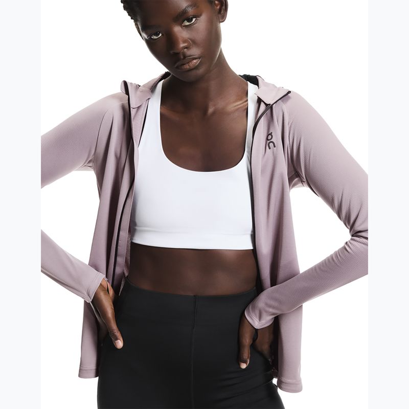 Dámska bežecká mikina On Climate Zip Hoodie heron 11