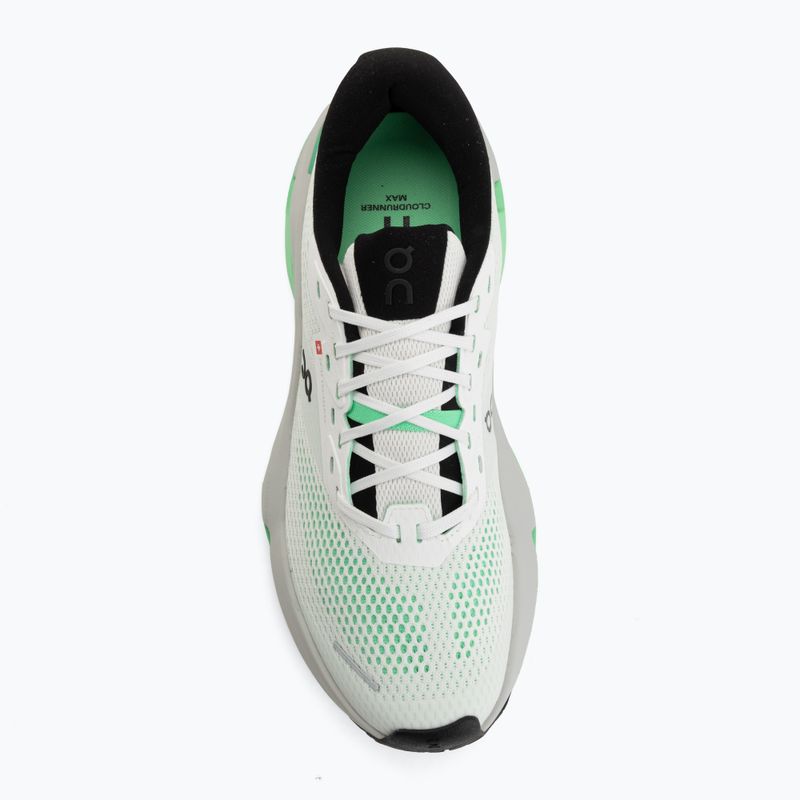 Pánske bežecké topánky On Cloudrunner 3 Max white/verdite 5