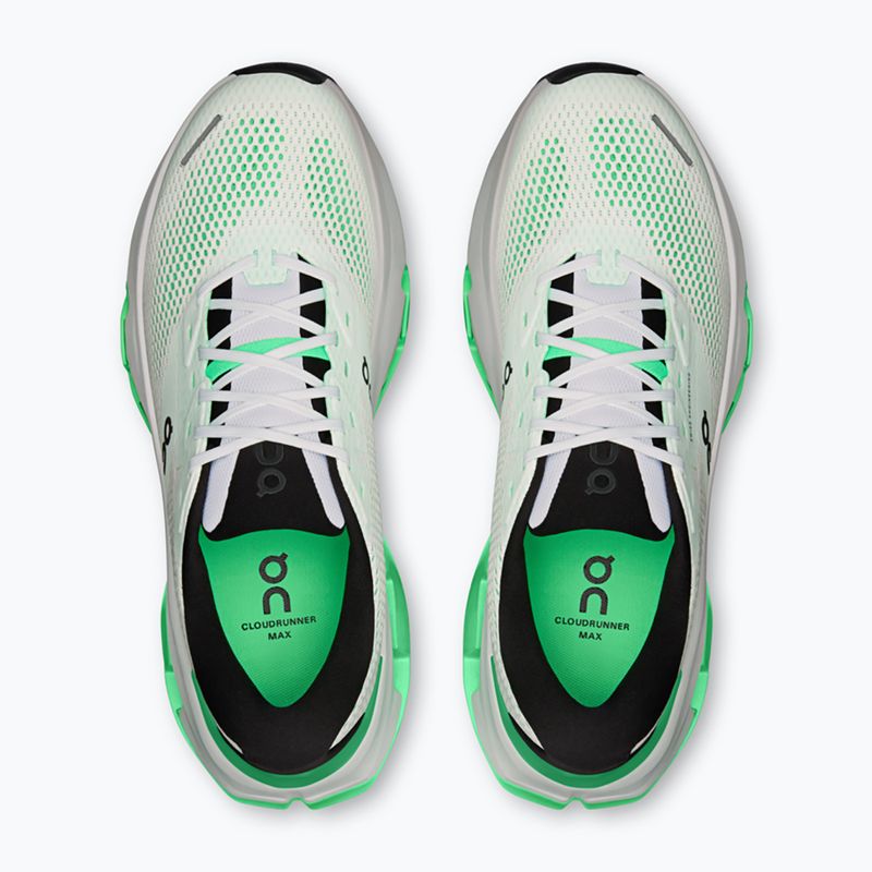 Pánske bežecké topánky On Cloudrunner 3 Max white/verdite 3