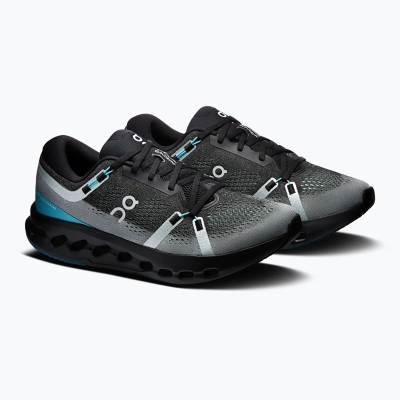 Pánske bežecké topánky On Cloudsurfer 2 black/flurry 2