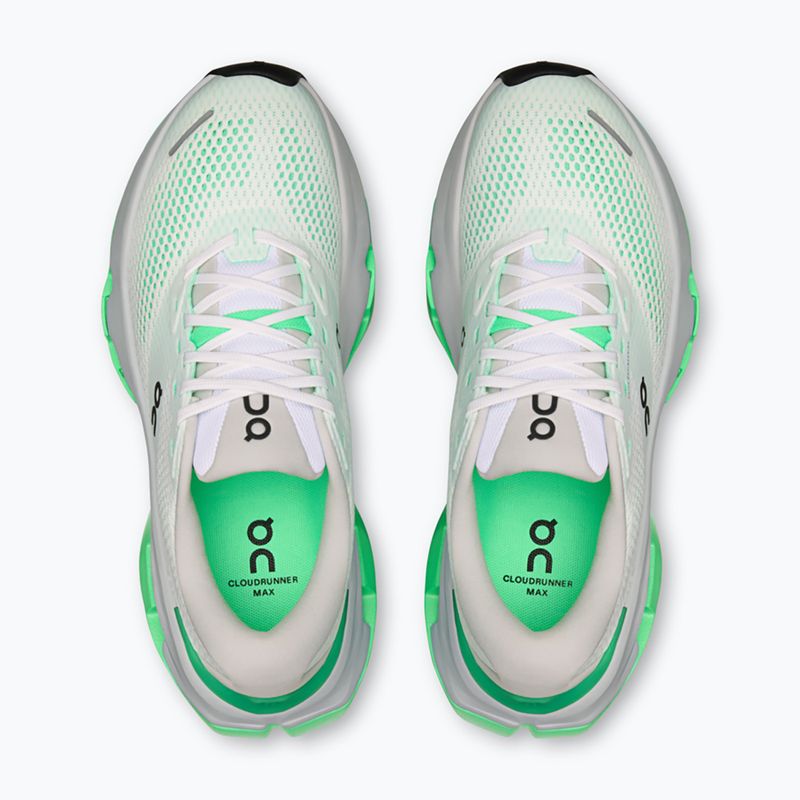 Dámske bežecké topánky On Cloudrunner 3 Max white/verdite 3
