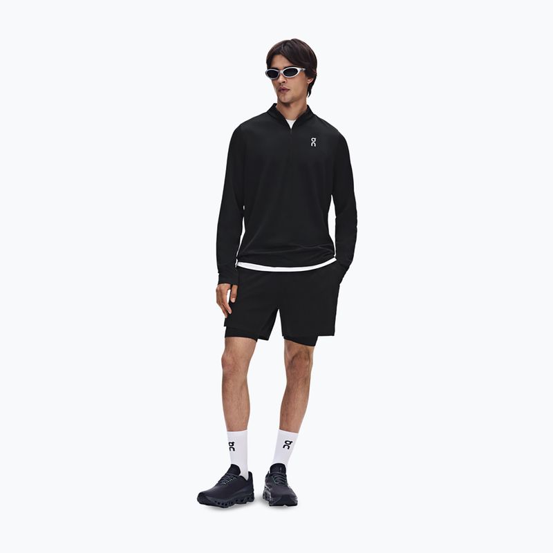 Pánska bežecká mikina On Core 1/4 Zip black 2