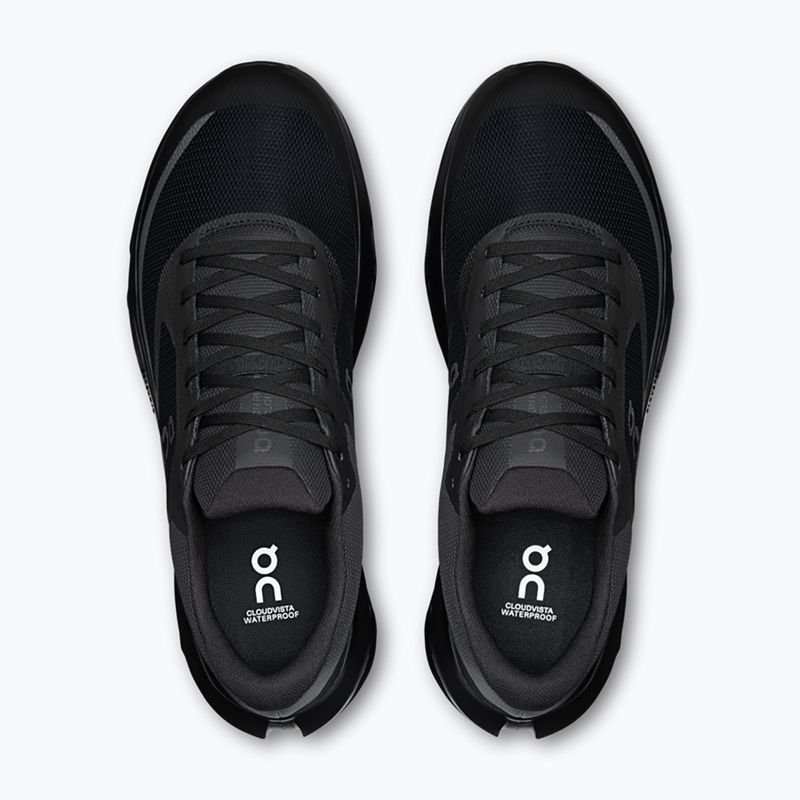 Pánske bežecké topánky On Cloudvista 3 Waterproof black/black 3