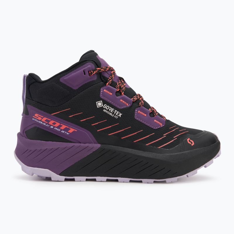 Dámské běžecké boty SCOTT Kinabalu 3 Mid Gore-Tex černé/živě fialové 2