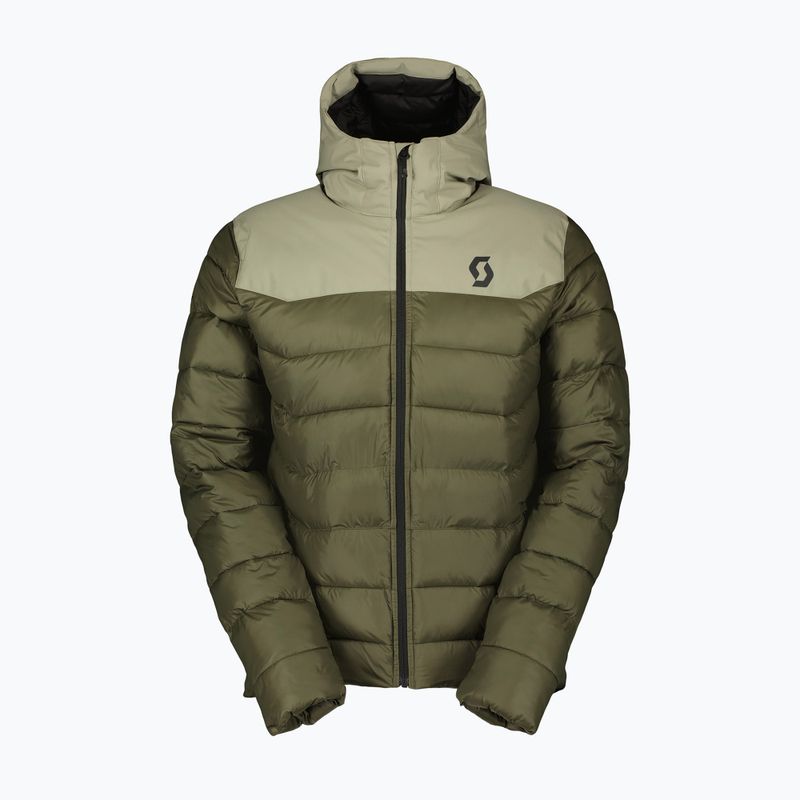 Pánska zateplená bunda SCOTT Insuloft Warm dust grey/douglas green