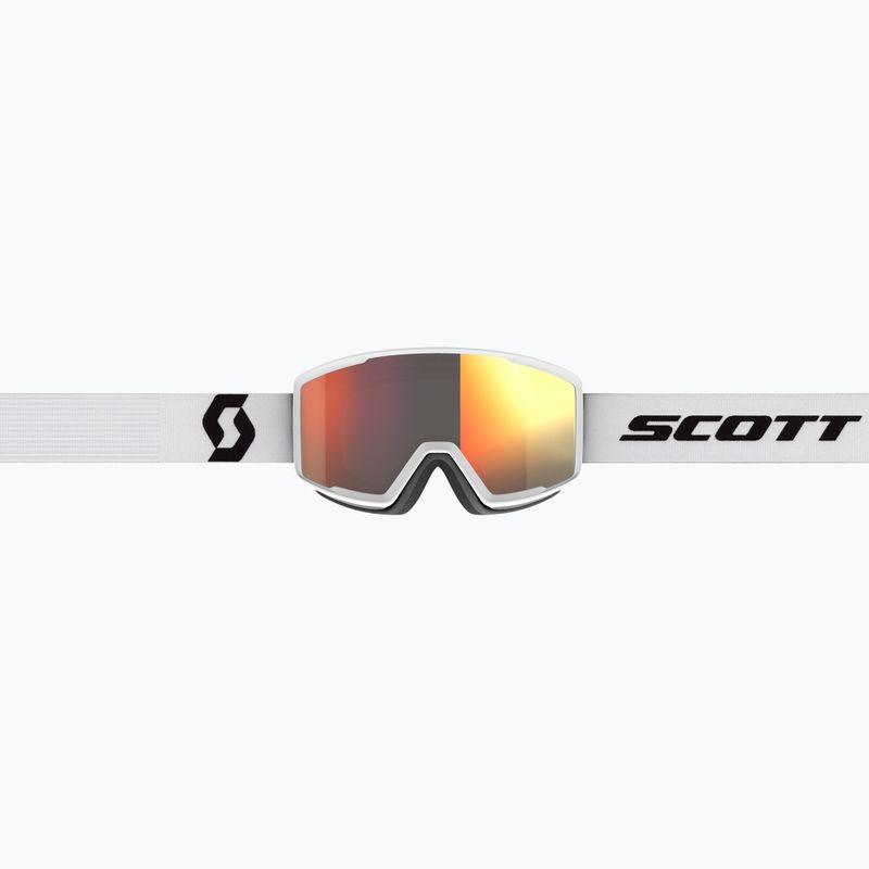 Lyžiarske okuliare SCOTT Factor Pro mineral white/black/solar red chrome 2