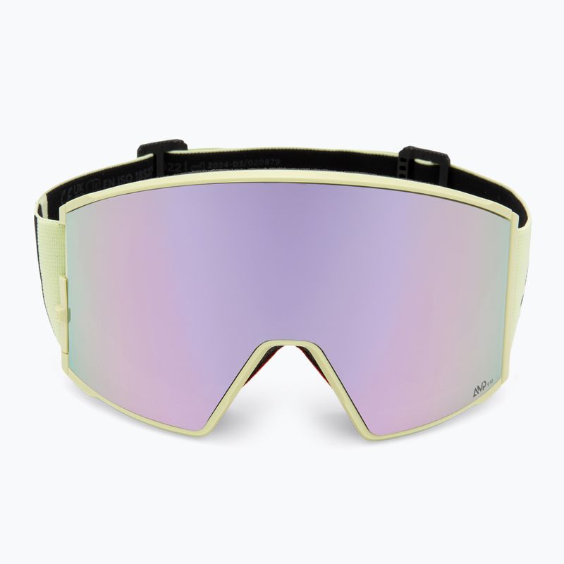 Lyžiarske okuliare SCOTT React AMP Pro acid yellow/amp pro lavender chrome/amp pro green 3