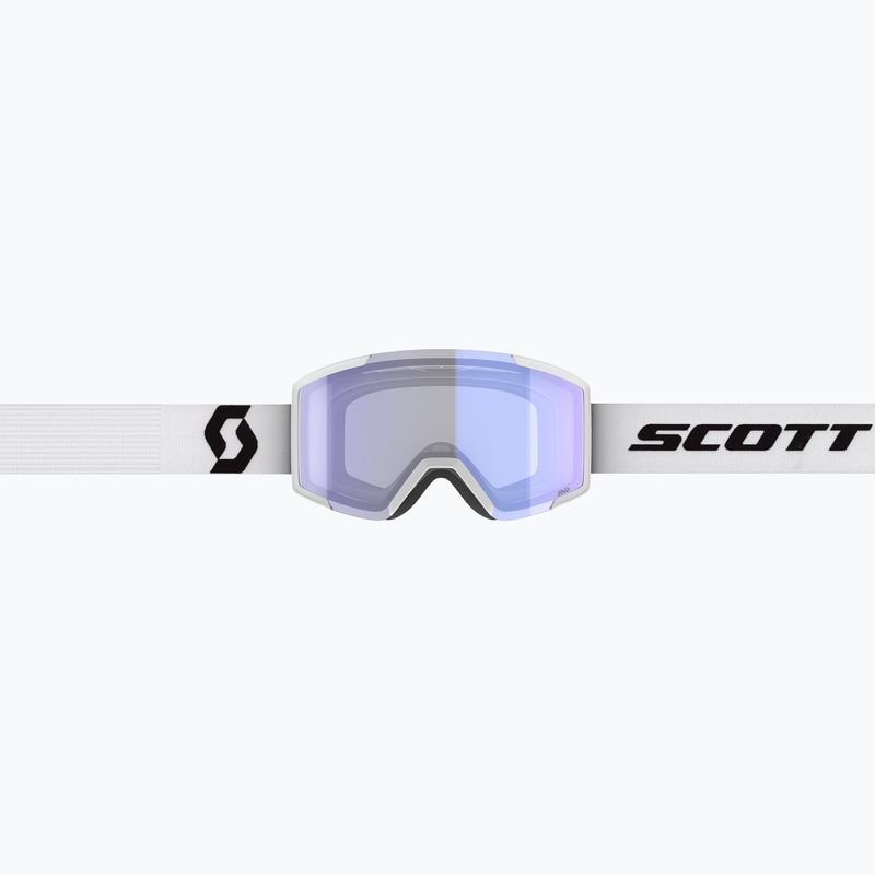 Lyžiarske okuliare SCOTT Shield mineral white/black/illuminator blue chrome 2