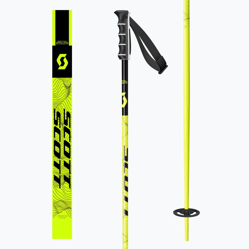 Lyžiarske palice SCOTT Sea neon yellow 9