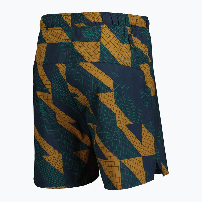 Pánske bežecké šortky SCOTT Endurance LT dark blue/bread brown 2