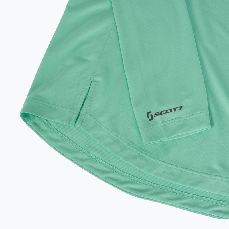 Damska koszulka z długim rękawem do biegania SCOTT Endurance Tech miami green 3