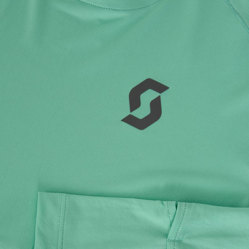 Damska koszulka z długim rękawem do biegania SCOTT Endurance Tech miami green 4