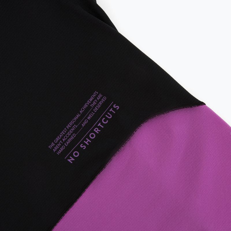 Damska koszulka z długim rękawem do biegania SCOTT Endurance Tech czarna/purpurowa płynna 4