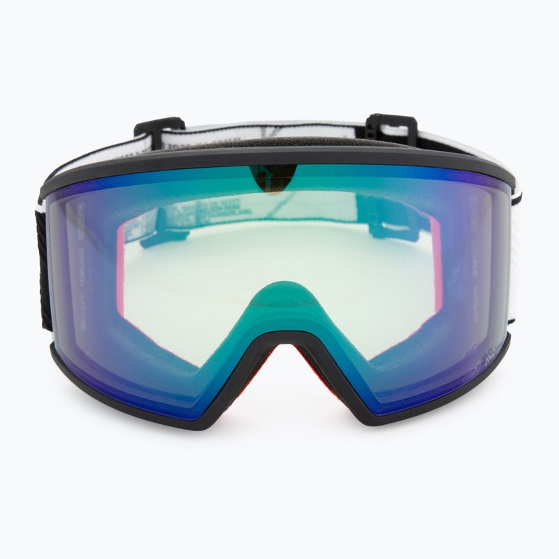 Lyžiarske okuliare SCOTT Ambit black/white & aurora green chrome 2