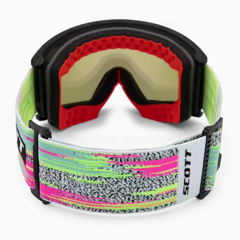 Lyžiarske okuliare SCOTT Ambit black/neon yellow/amp white chrome 3