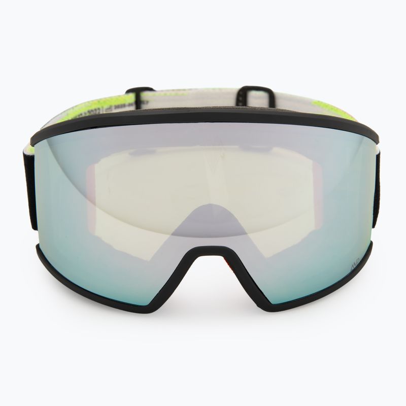 Lyžiarske okuliare SCOTT Ambit Compact black/neon yellow/amp white chrome 2