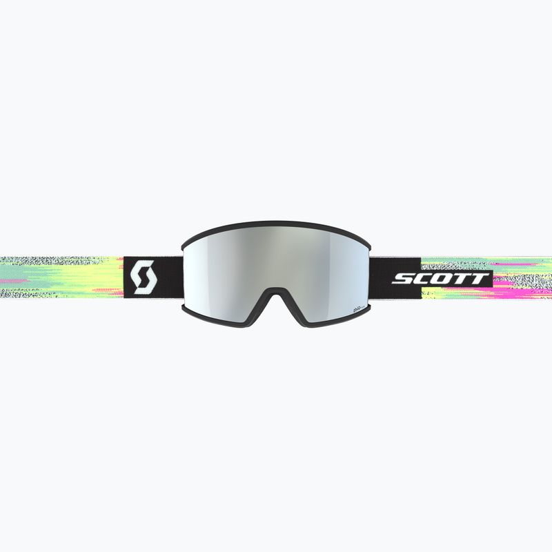 Lyžiarske okuliare SCOTT Ambit Compact black/neon yellow/amp white chrome 6