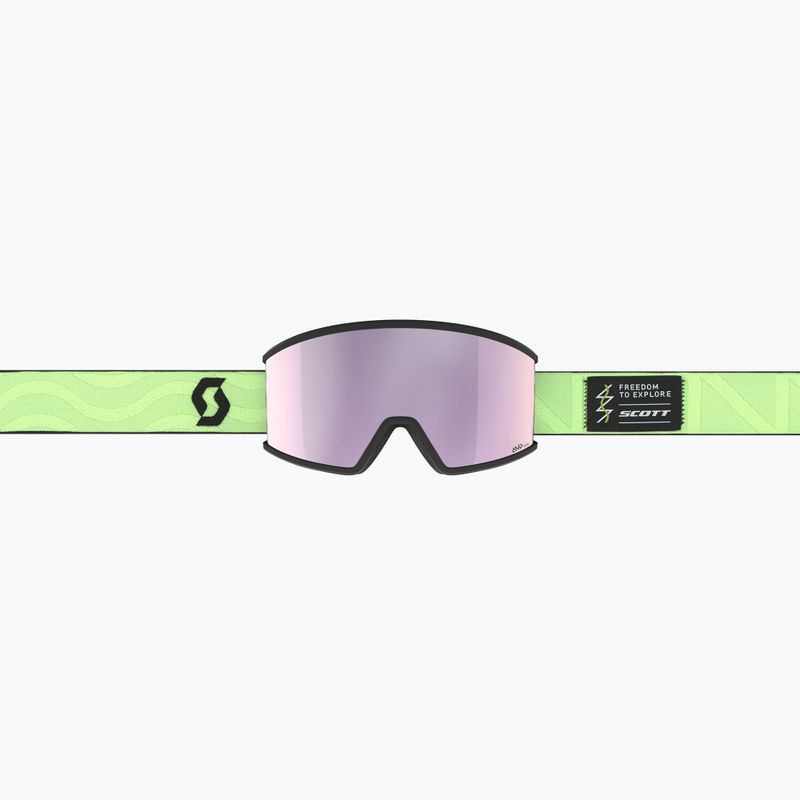 Lyžiarske okuliare SCOTT Ambit Compact glow green/amp lavender chrome 2
