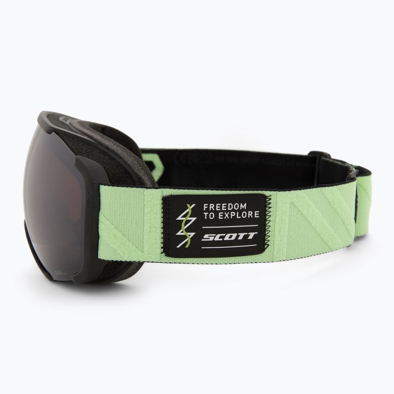 Lyžiarske okuliare SCOTT Faze II glow green/amp black chrome 4