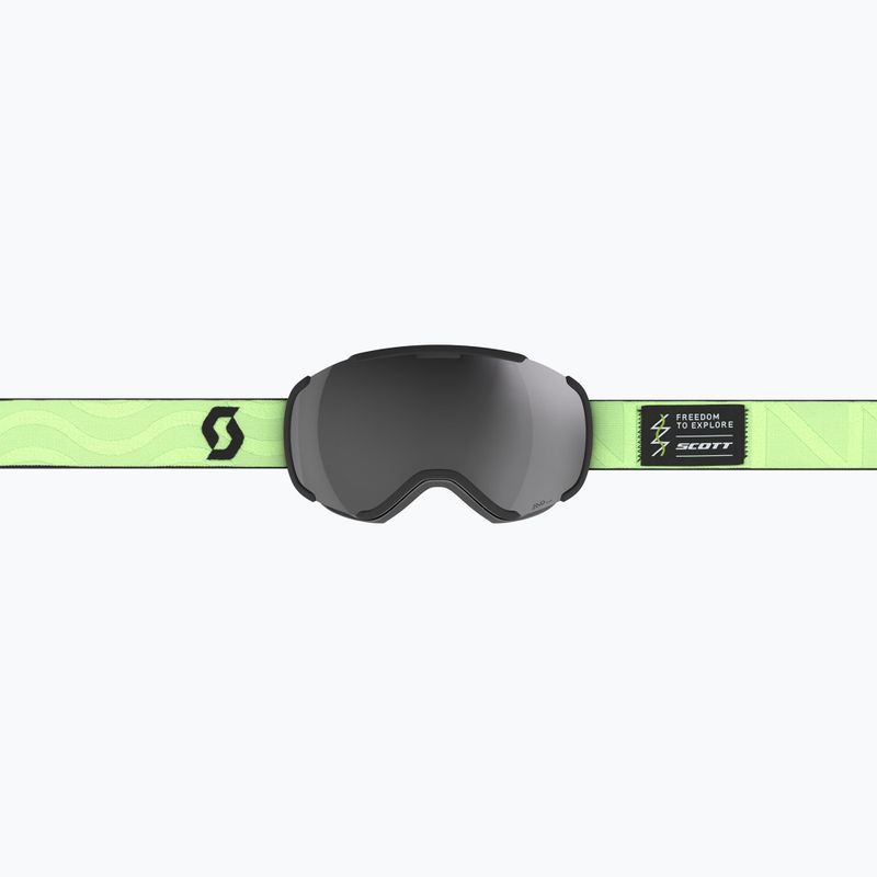 Lyžiarske okuliare SCOTT Faze II glow green/amp black chrome 2