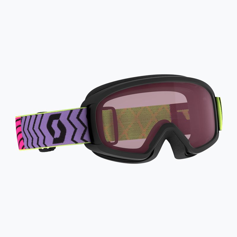 Detské lyžiarske okuliare SCOTT Witty SGL purple/neon pink/enhancer