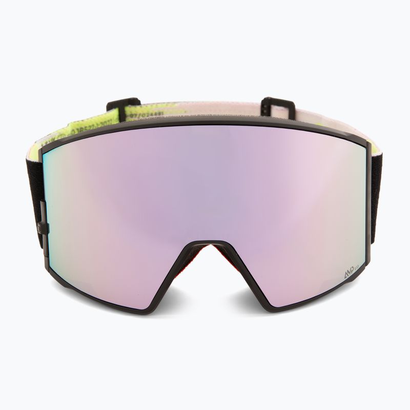 Lyžiarske okuliare SCOTT React black/neon yellow/amp lavender chrome 3