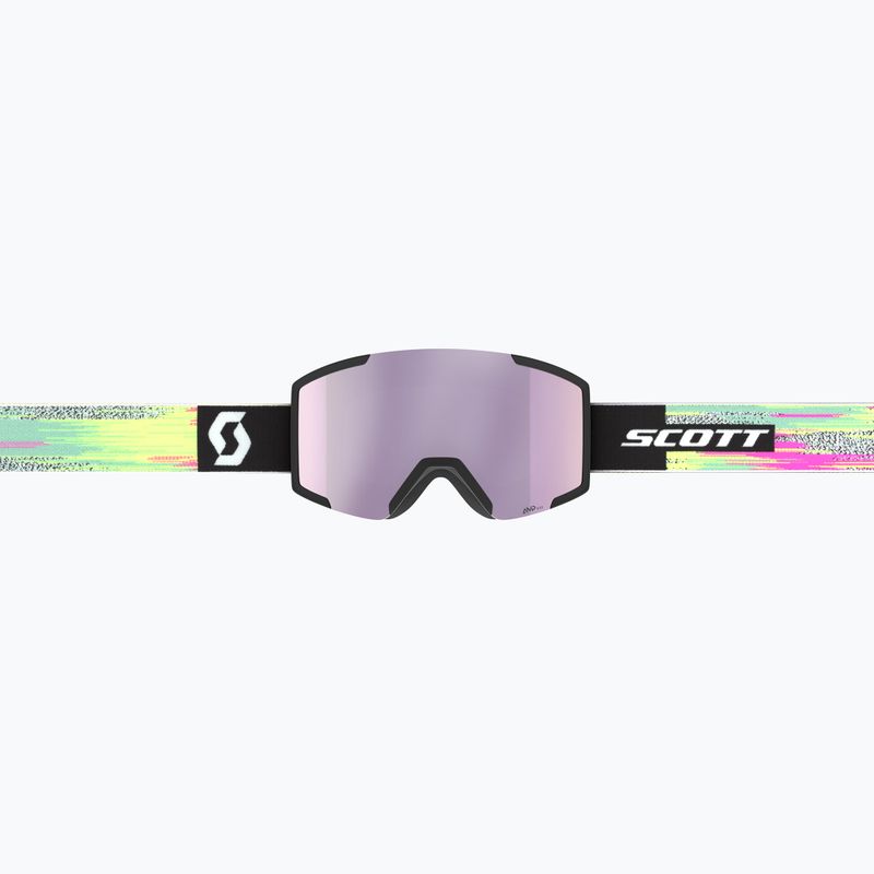 Lyžiarske okuliare SCOTT Shield black/neon yellow/amp lavender chrome 2
