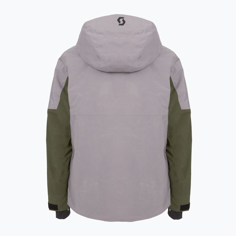 Pánska lyžiarska bunda SCOTT Ultimate GTX douglas green/evening grey 2