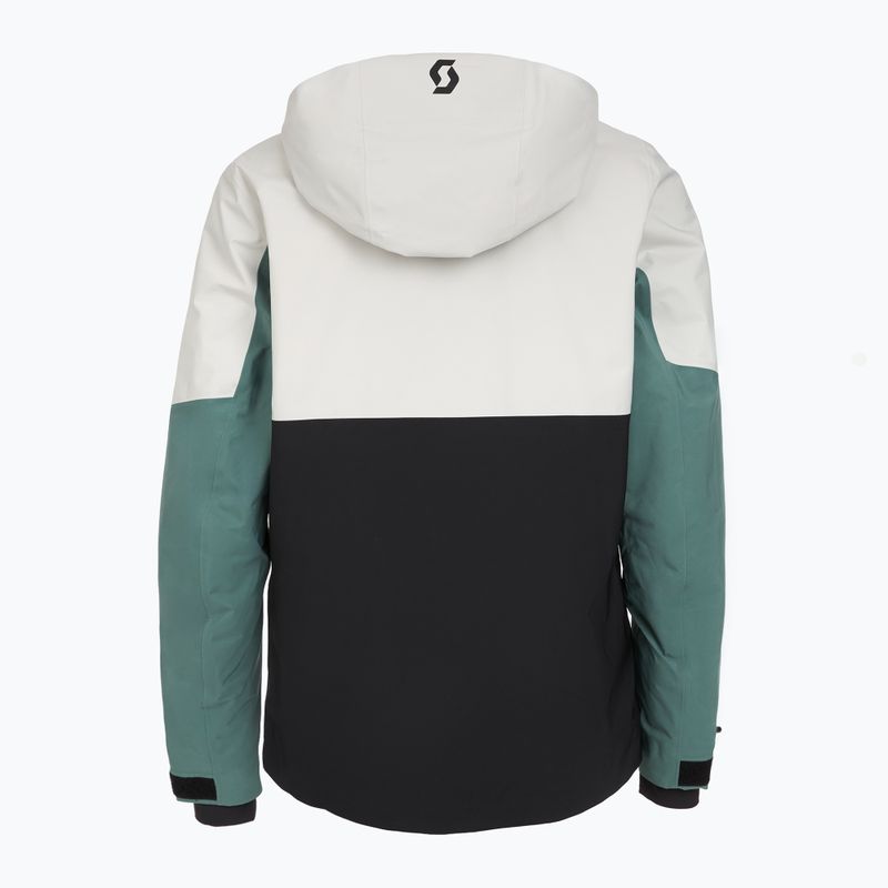 Pánska lyžiarska bunda SCOTT Ultimate GTX frozen blue/dust white 2