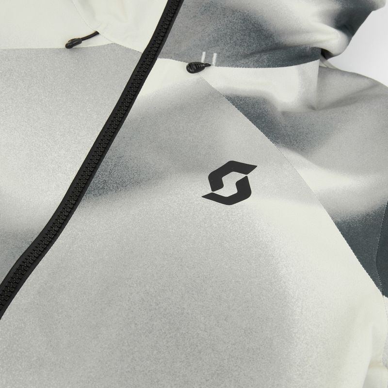 Dámska lyžiarska bunda SCOTT Ultimate Dryo 10 dust white print/black 3