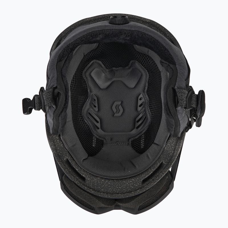 Lyžiarska prilba SCOTT Track + lyžiarske okuliare Factor Pro Combo mineral black & silver chrome 5