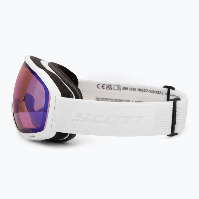 Lyžiarske okuliare SCOTT Unlimited II OTG mineral white/amp illuminator blue chrome 4