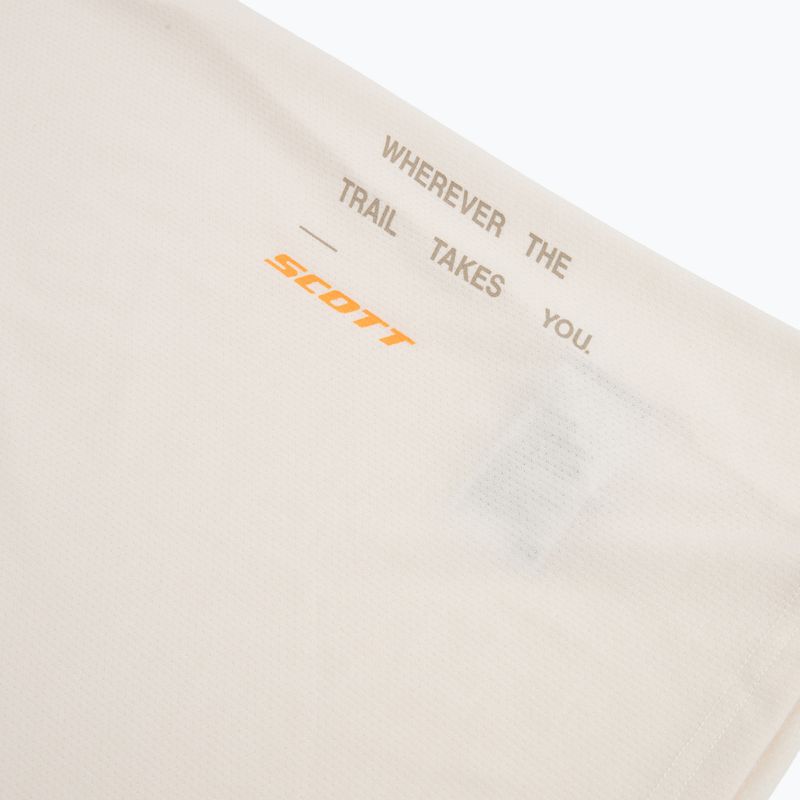 Pánske bežecké tričko SCOTT Endurance DRI Tee cotton white/toast beige 3