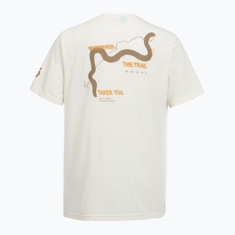 Pánske bežecké tričko SCOTT Endurance DRI Tee white/toast beige 2