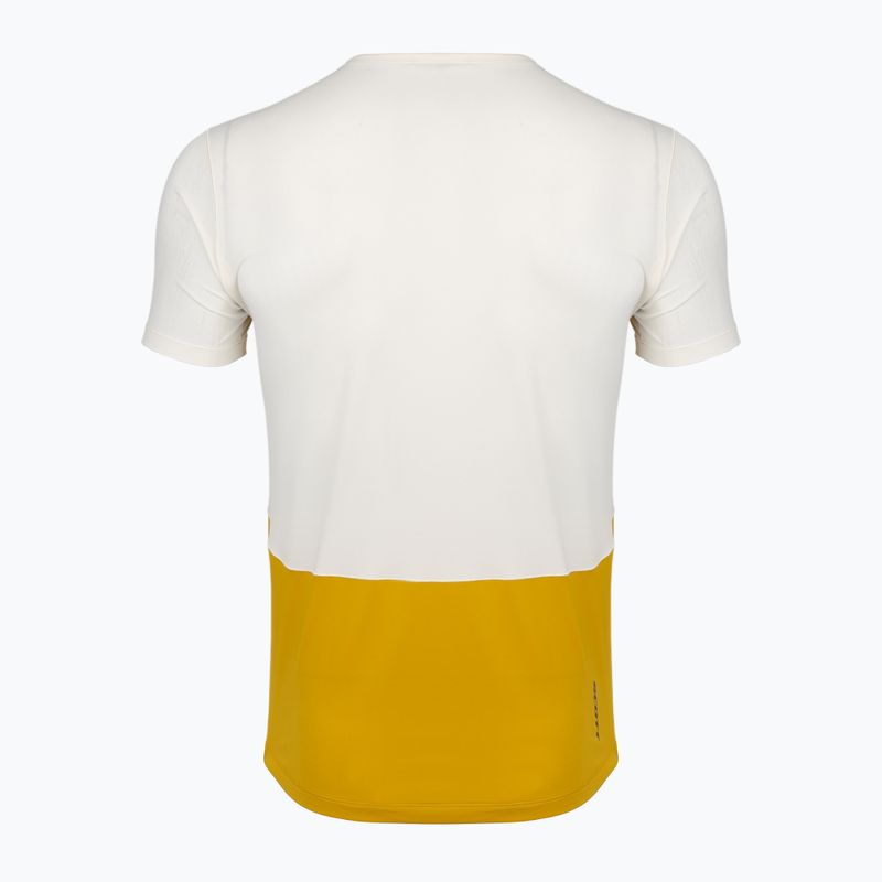 Pánske bežecké tričko SCOTT Endurance Tech white/sundial yellow 2